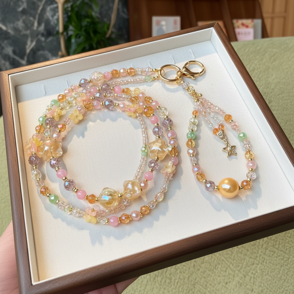 Pastel Lanyard & Charm Set Square Product Image
